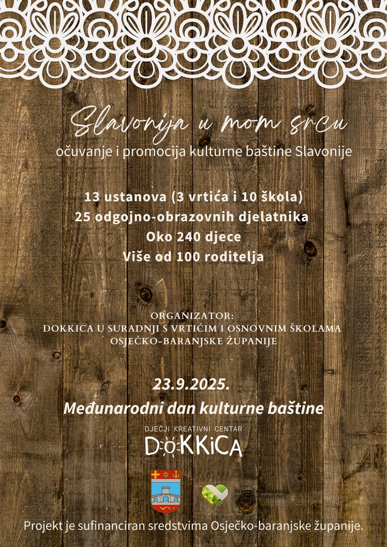 Slavonija u mom srcu – djeca, roditelji i učitelji u očuvanju tradicije